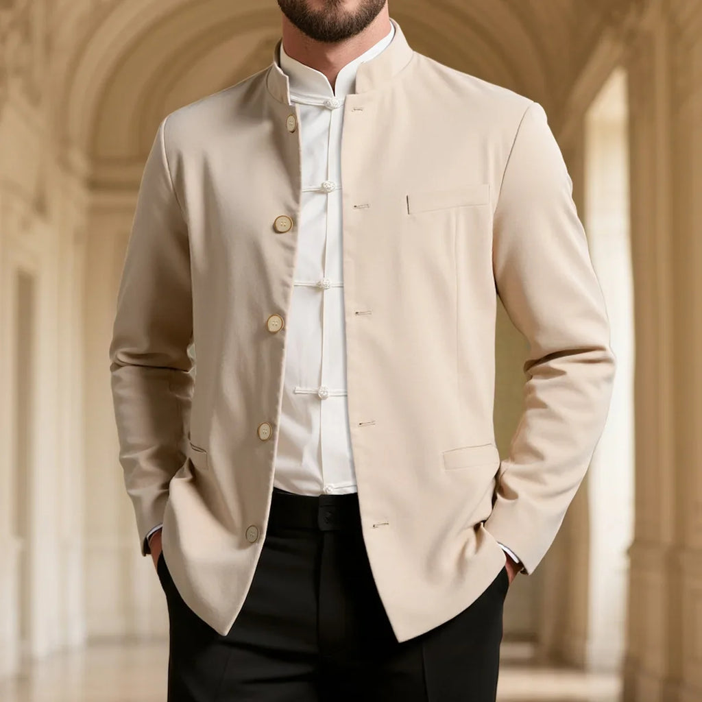 Nico | Herren Slim Fit Casual Cheongsam Jacke