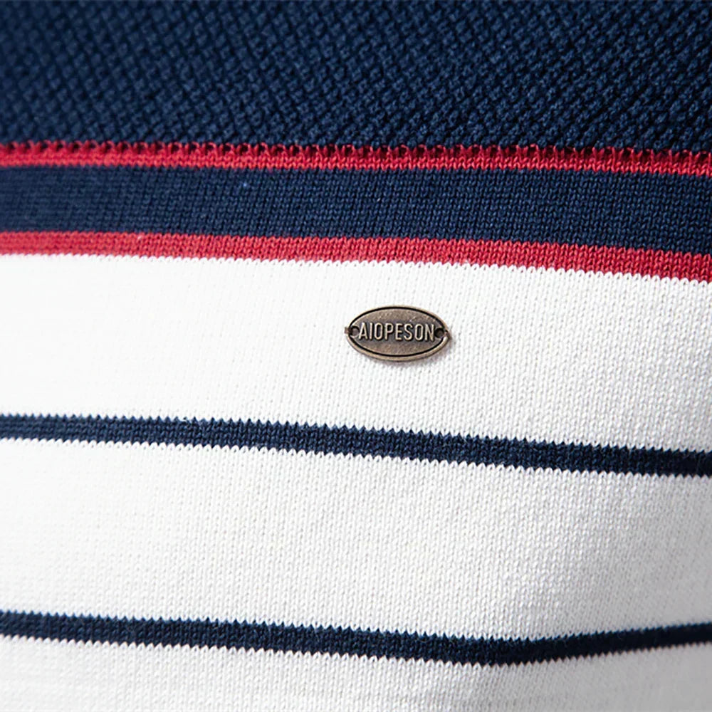 Rafanus | Herrenpullover mit Streifenmuster