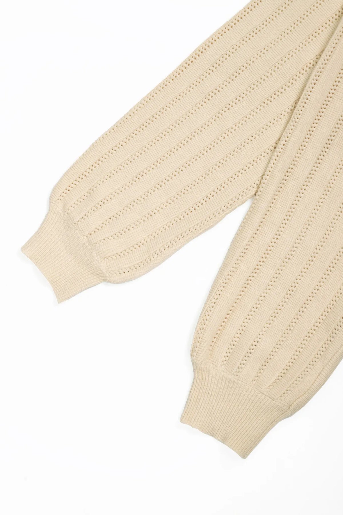 Lucki | Locker sitzender offener Strickcardigan mit langen Ärmeln