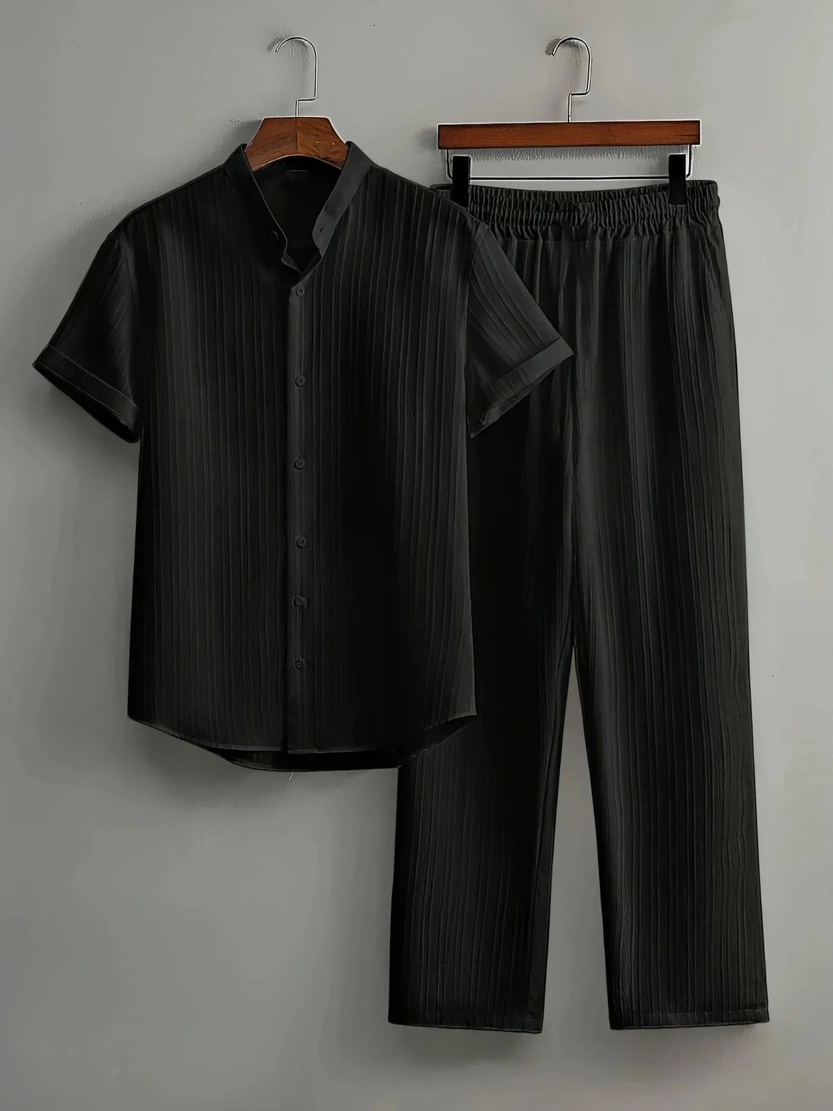 Casper | Leinen Set mit Hemd und elastischer Hose