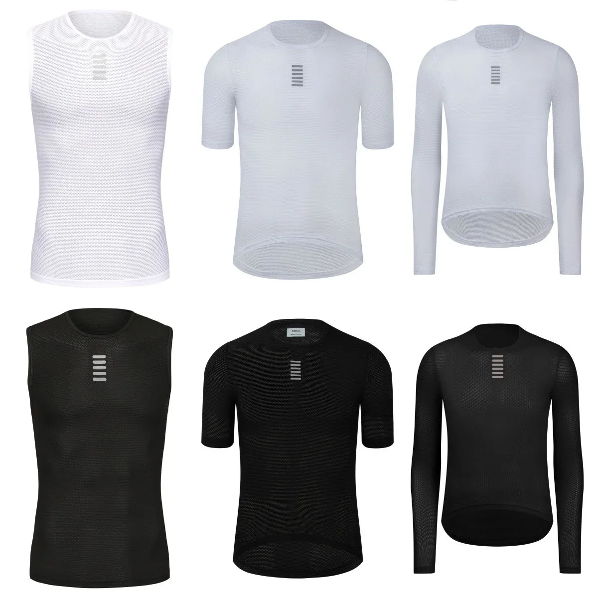 Drei | Ärmelloses Mesh-Radtrikot als Baselayer