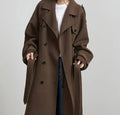 Olympia | Damen Lange Wollmantel Jacken im britischen Stil