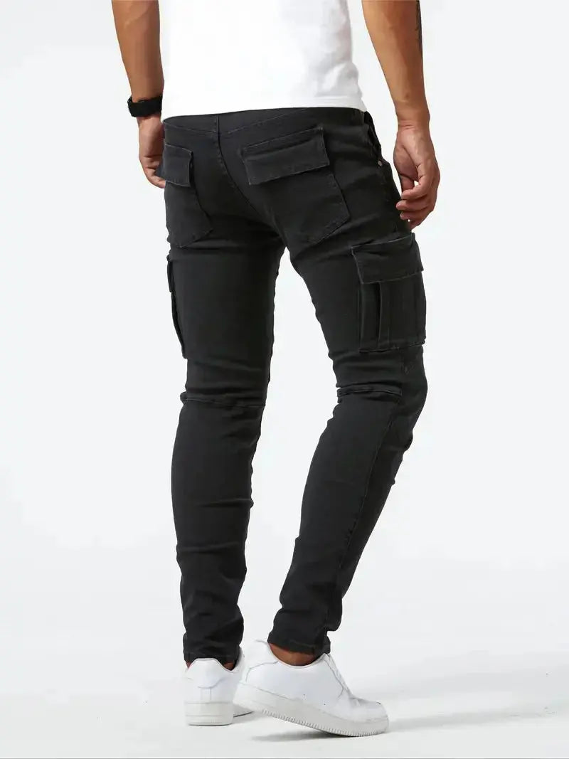 Leoeio | Denim Jeans Cargo Hose