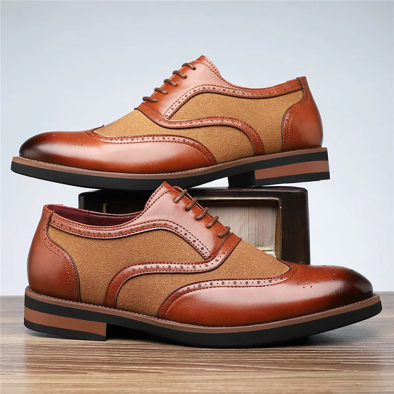 Samonn | Bairstow Zweifarbige Oxford Schuhe