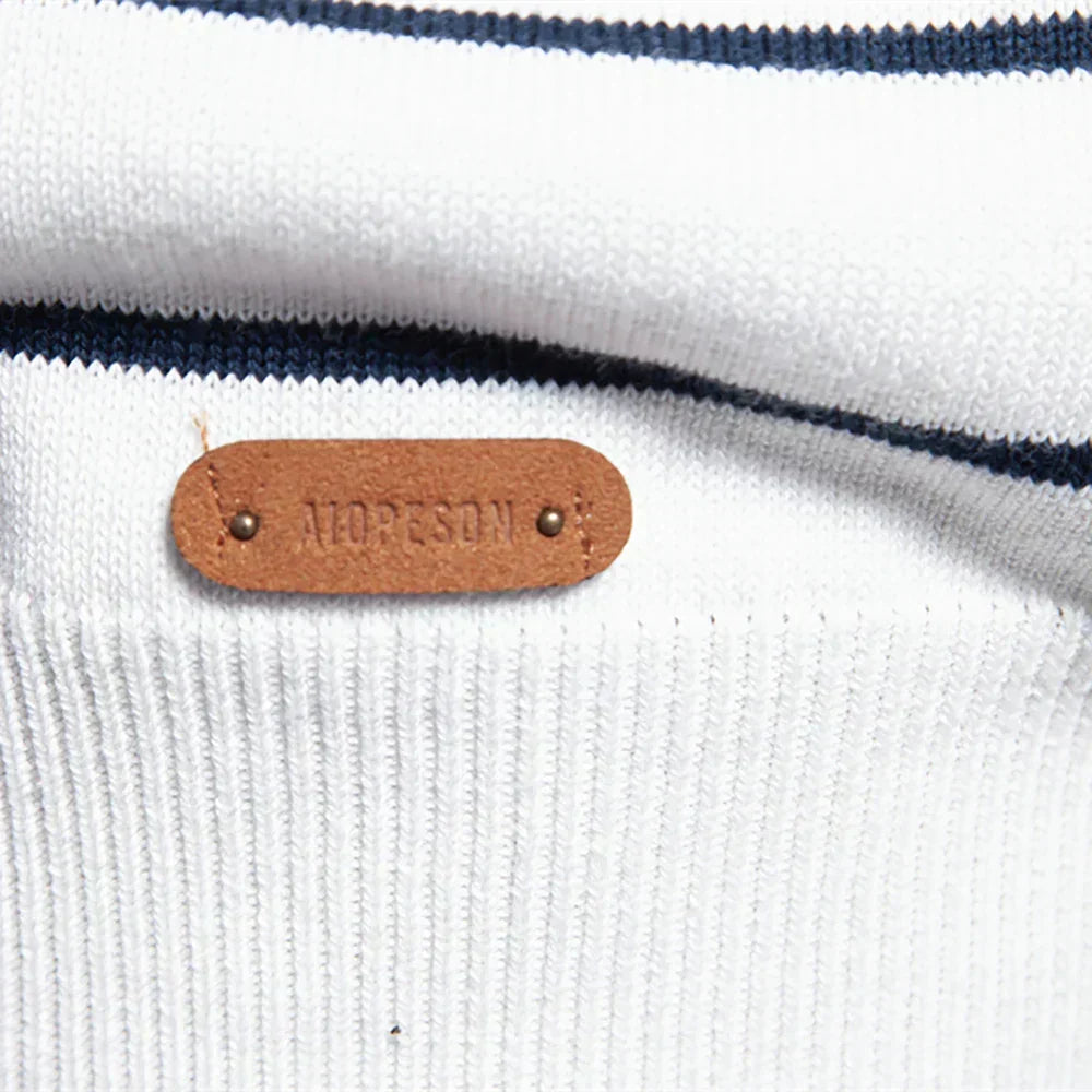 Rafanus | Herrenpullover mit Streifenmuster