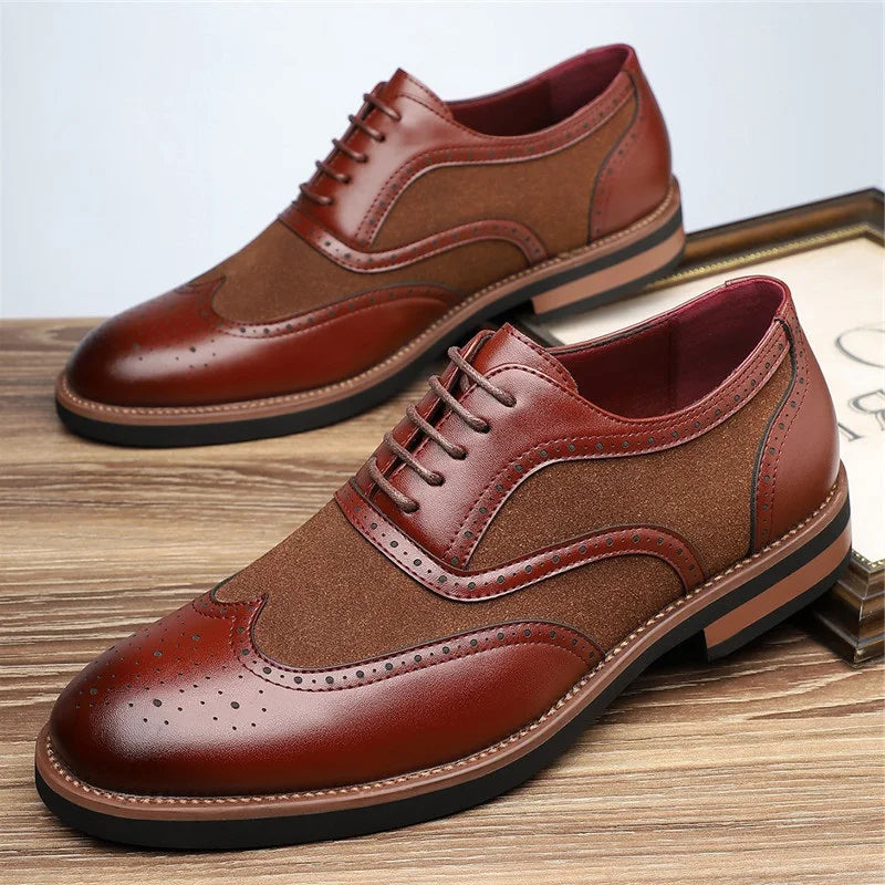 Samonn | Bairstow Zweifarbige Oxford Schuhe