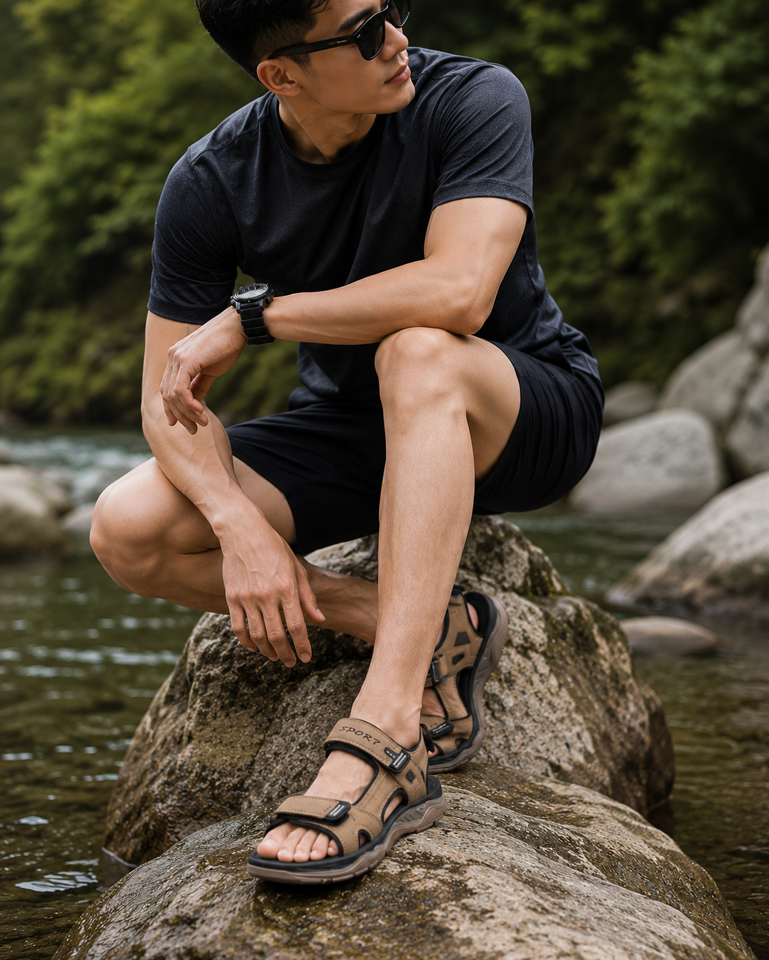 Lora | Atmungsaktive Rutschfeste Outdoor-Sandalen