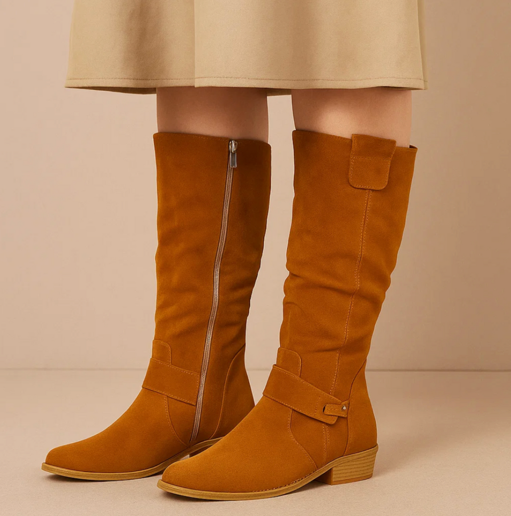 Dani Elegante Wildlederstiefel