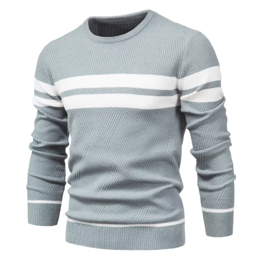 Henenas | Stilvoller Herrenpullover mit Fischgrätmuster