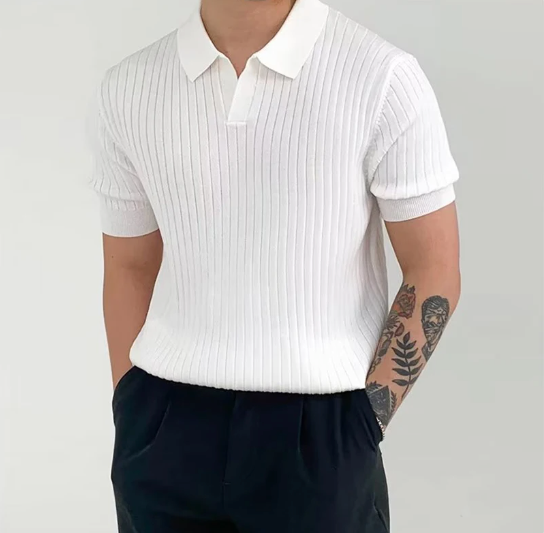 Henenor | Feinstruktur Polo-Shirt