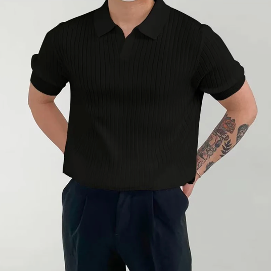 Henenor | Feinstruktur Polo-Shirt