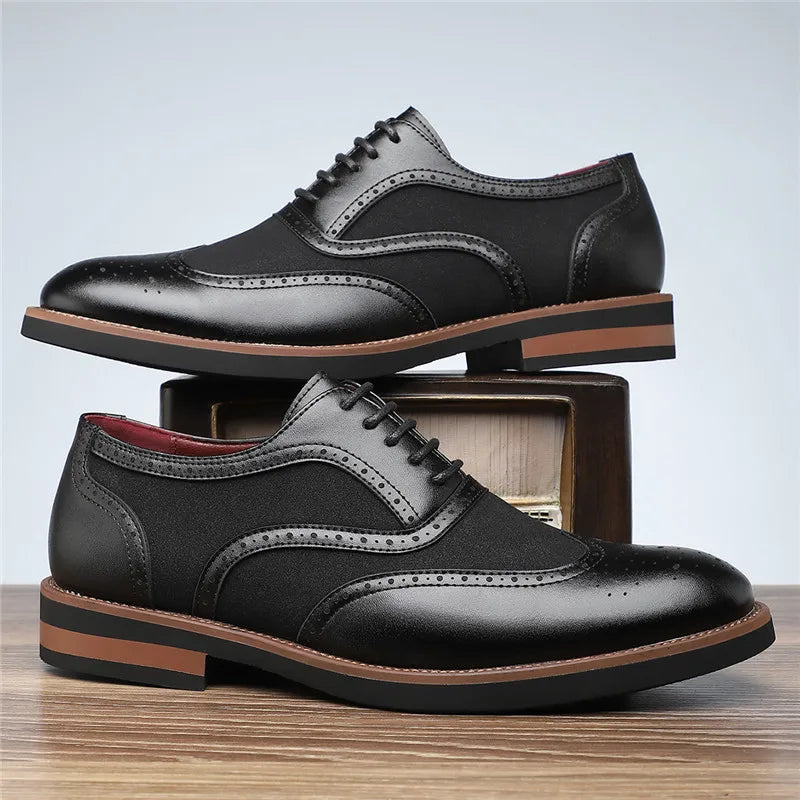 Samonn | Bairstow Zweifarbige Oxford Schuhe