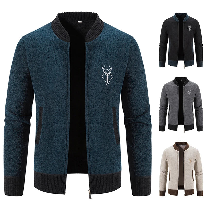 Benuel | Strickjacke mit Reißverschluss und Taschen