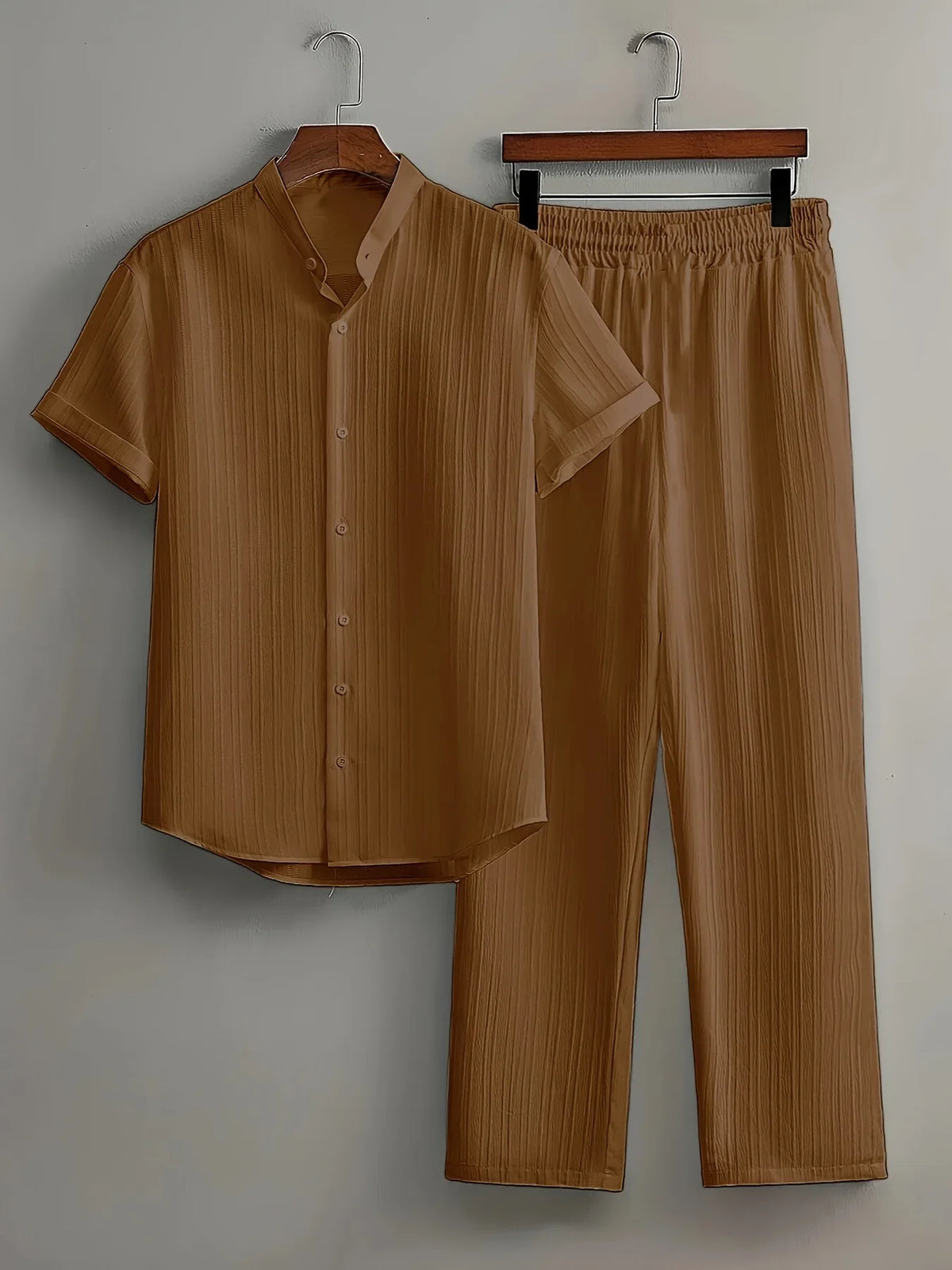 Casper | Leinen Set mit Hemd und elastischer Hose