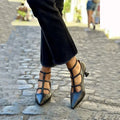 Esmeralda | Neue Sommer High Heels Schuhe Damen Spitz Zehen Stiletto Schuhe