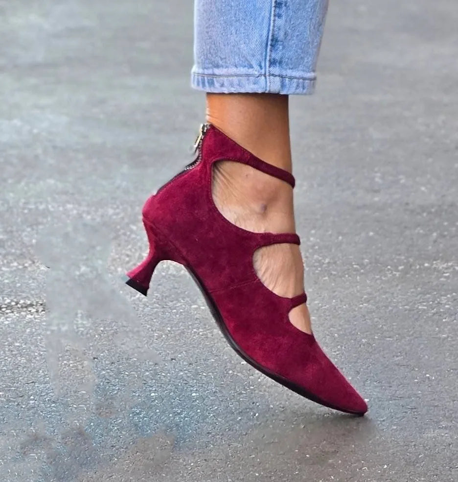 Esmeralda | Neue Sommer High Heels Schuhe Damen Spitz Zehen Stiletto Schuhe