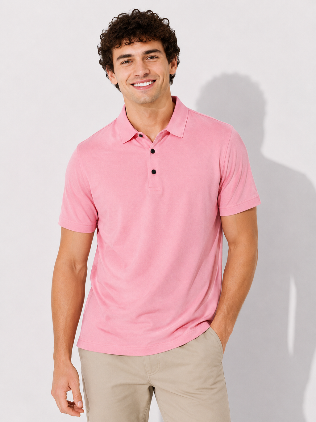 Strukturkraft Herren Polo-Shirt