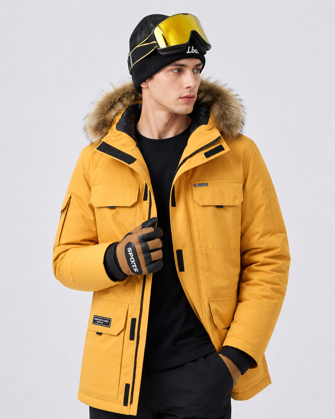 Theoenis | Elegante Herren Winterjacke