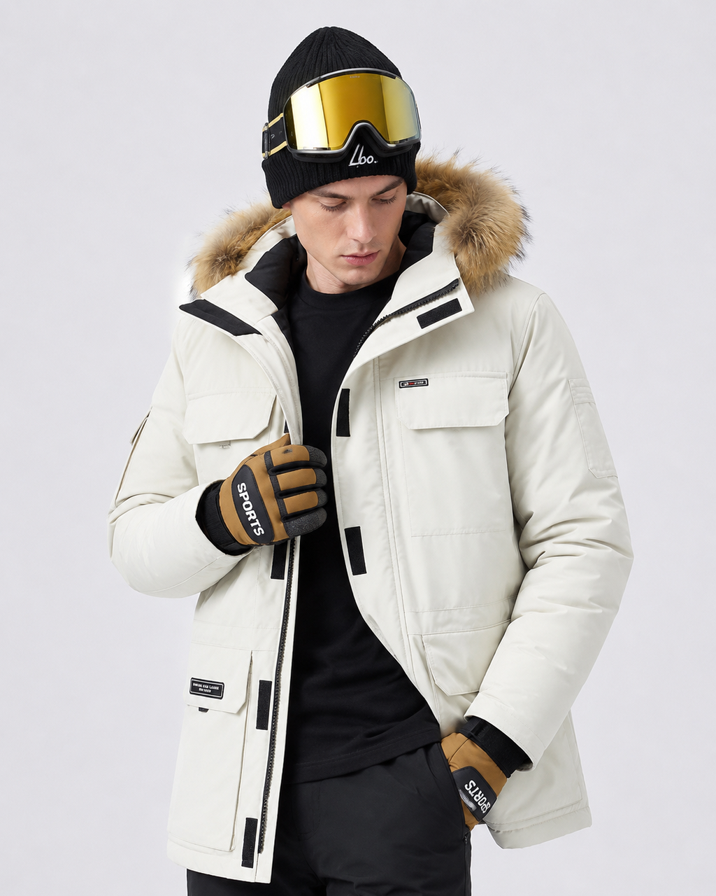 Theoenis | Elegante Herren Winterjacke
