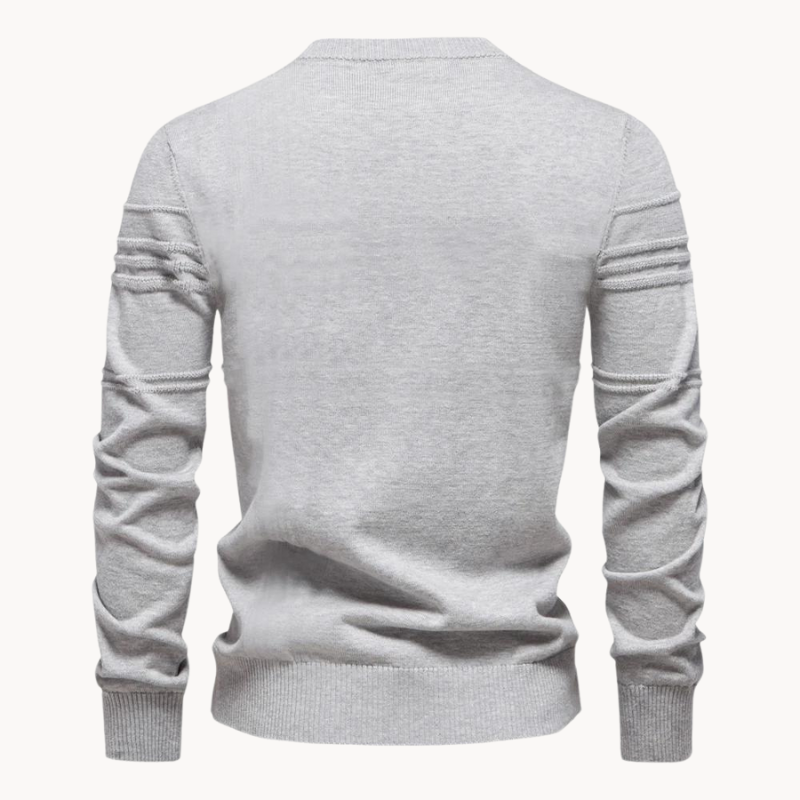 Caranr | Stilvoller Herrenpullover mit Karodesign