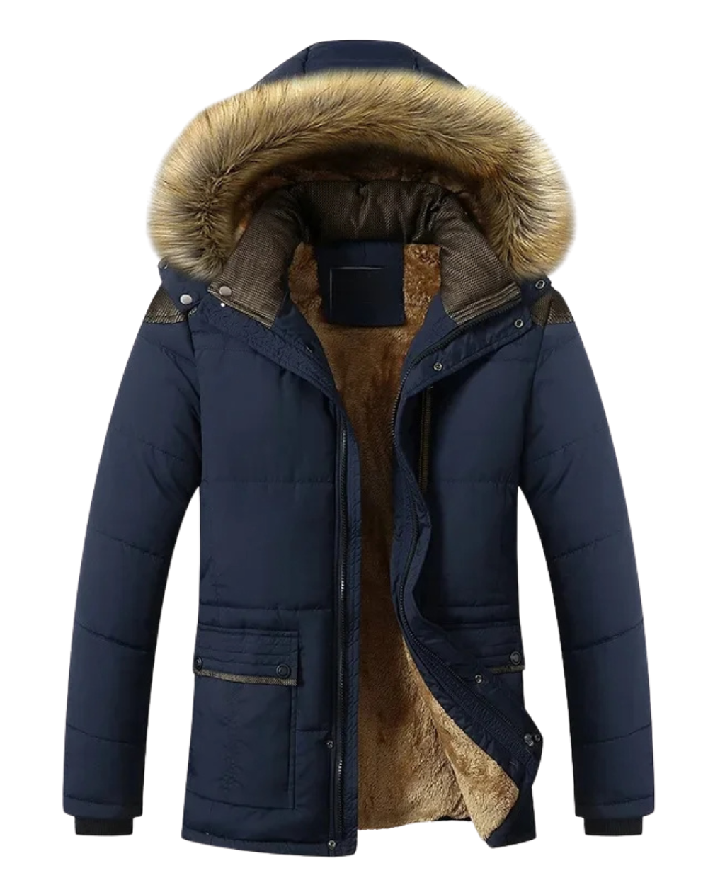 Olianis | Elegante Gepolsterte Fleece Winterjacke