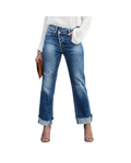 Damen Jeans mit klarem Schnitt und weichem Stoff für Arbeit & Freizeit