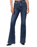 Damen Jeans mit ausgestelltem Bein und elastischem Komfort für Arbeit & Freizeit