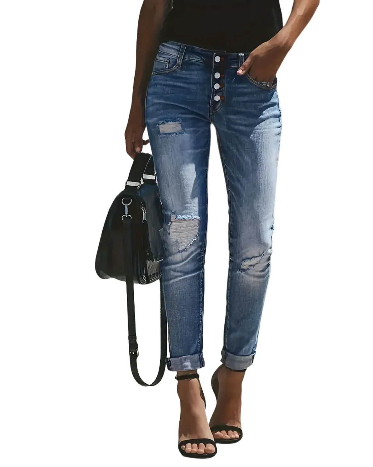Damen Jeans mit stilvoller Ausstrahlung und bequemem Stretch