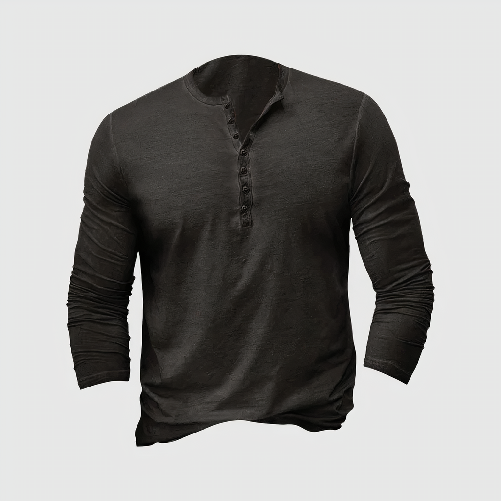 Kaloan | Naturzug Herren Langarmshirt