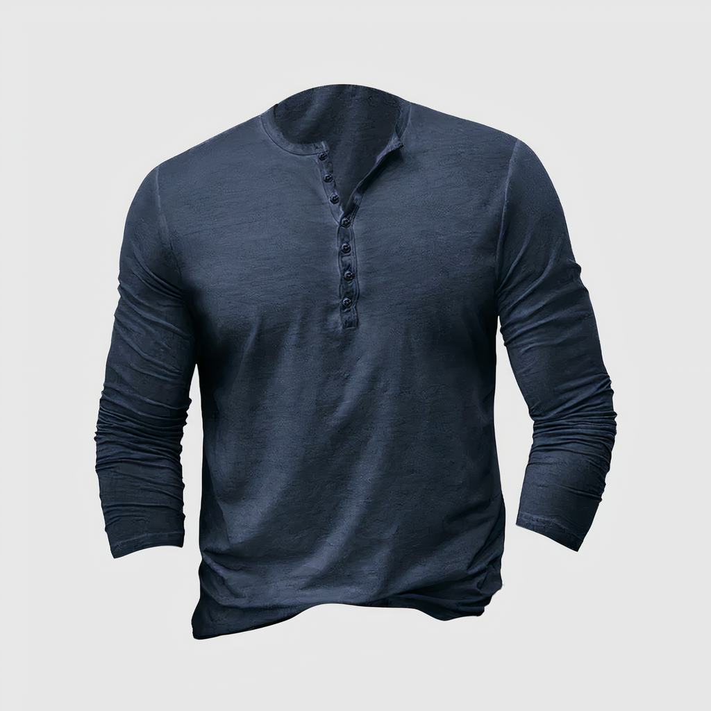 Kaloan | Naturzug Herren Langarmshirt