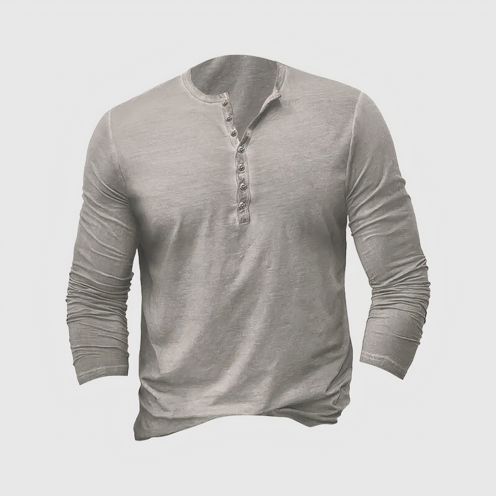 Kaloan | Naturzug Herren Langarmshirt