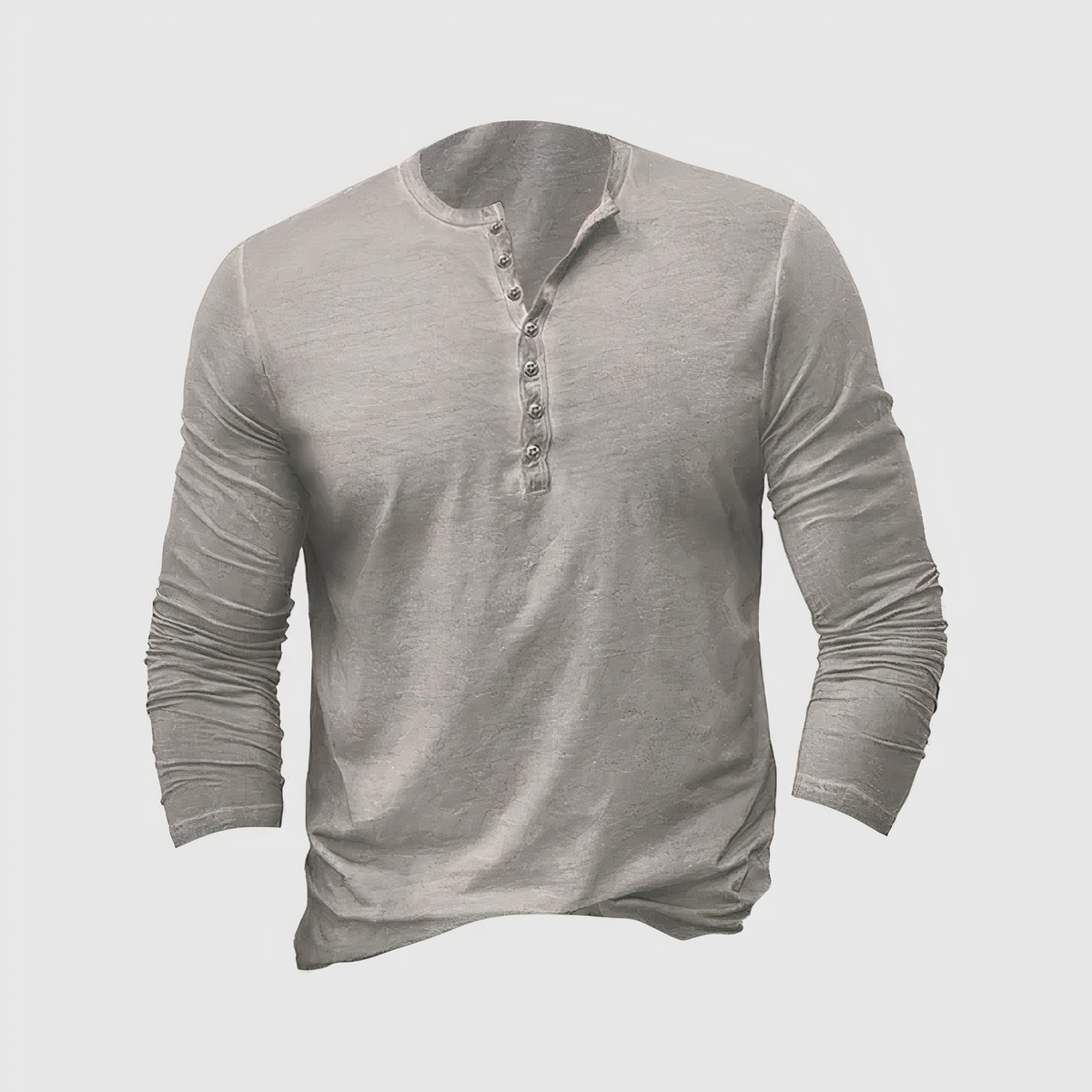 Kaloan | Naturzug Herren Langarmshirt