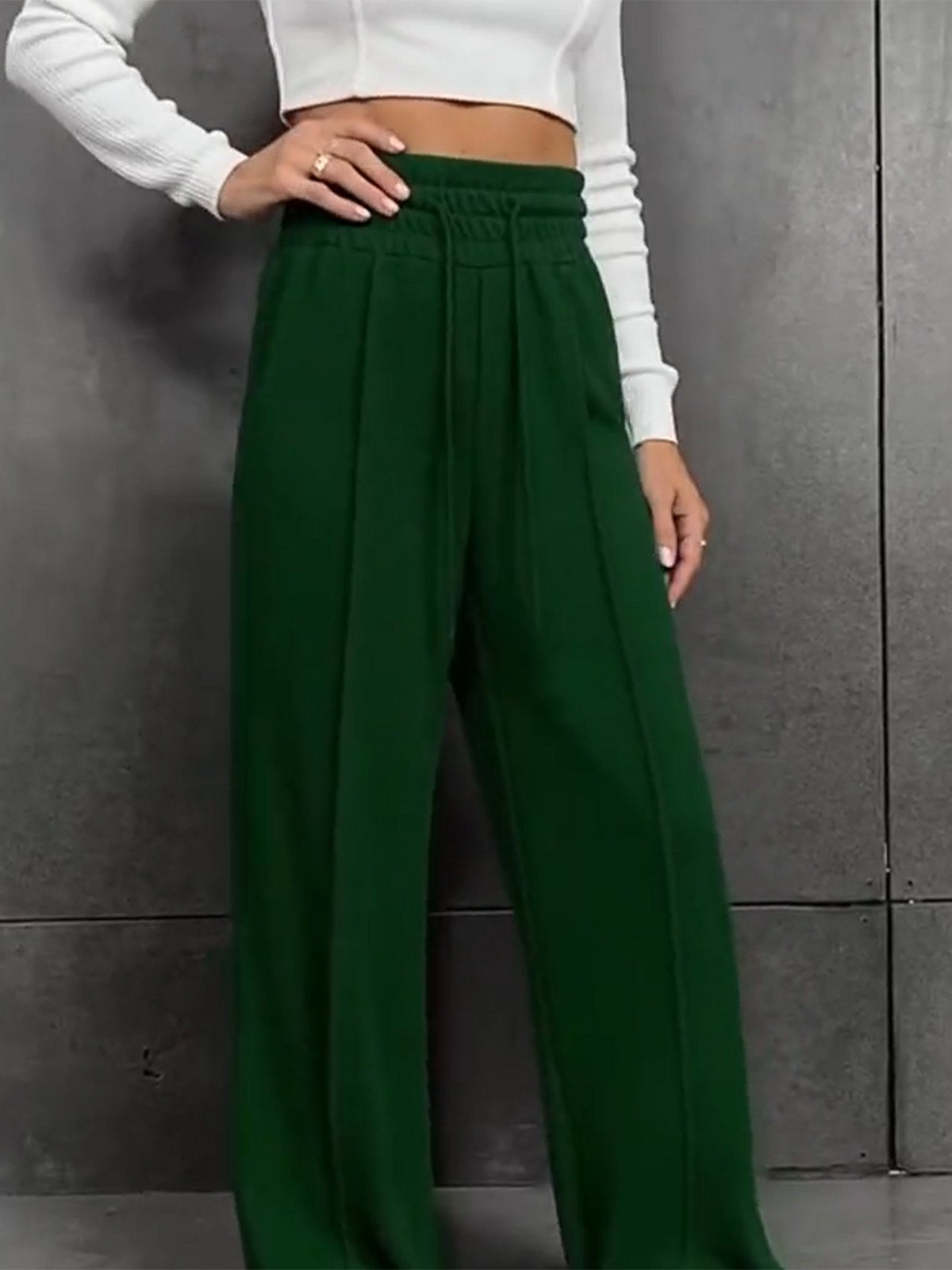 Cetaelle | Lockere Hose mit weitem Bein