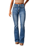Damen Hose mit weitem Bein im Retro-Stil für Arbeit & Freizeit