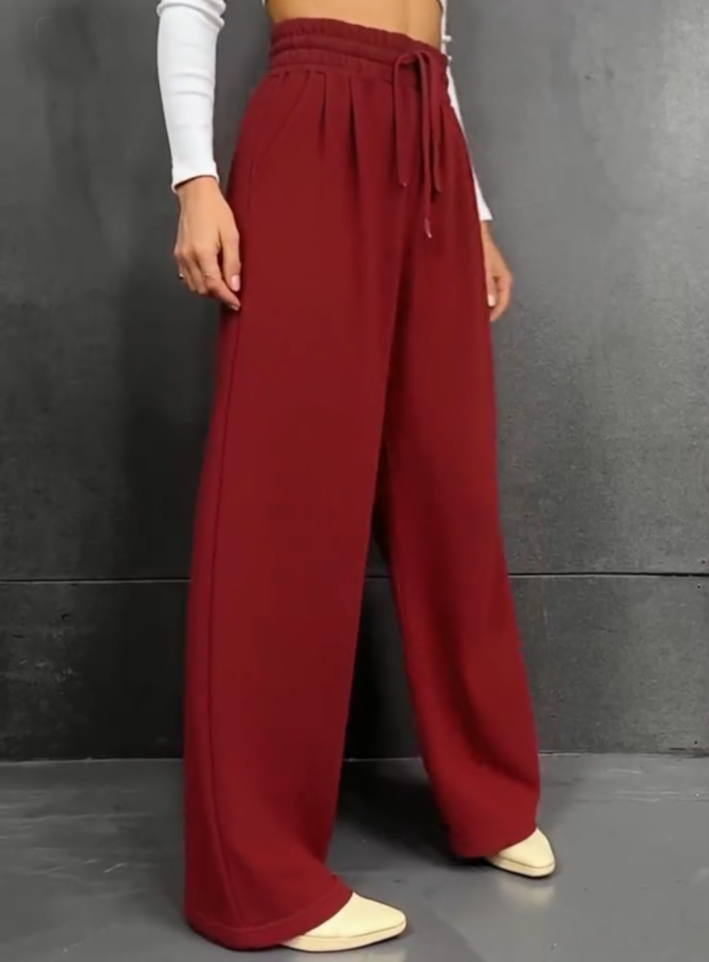 Cetaelle | Lockere Hose mit weitem Bein