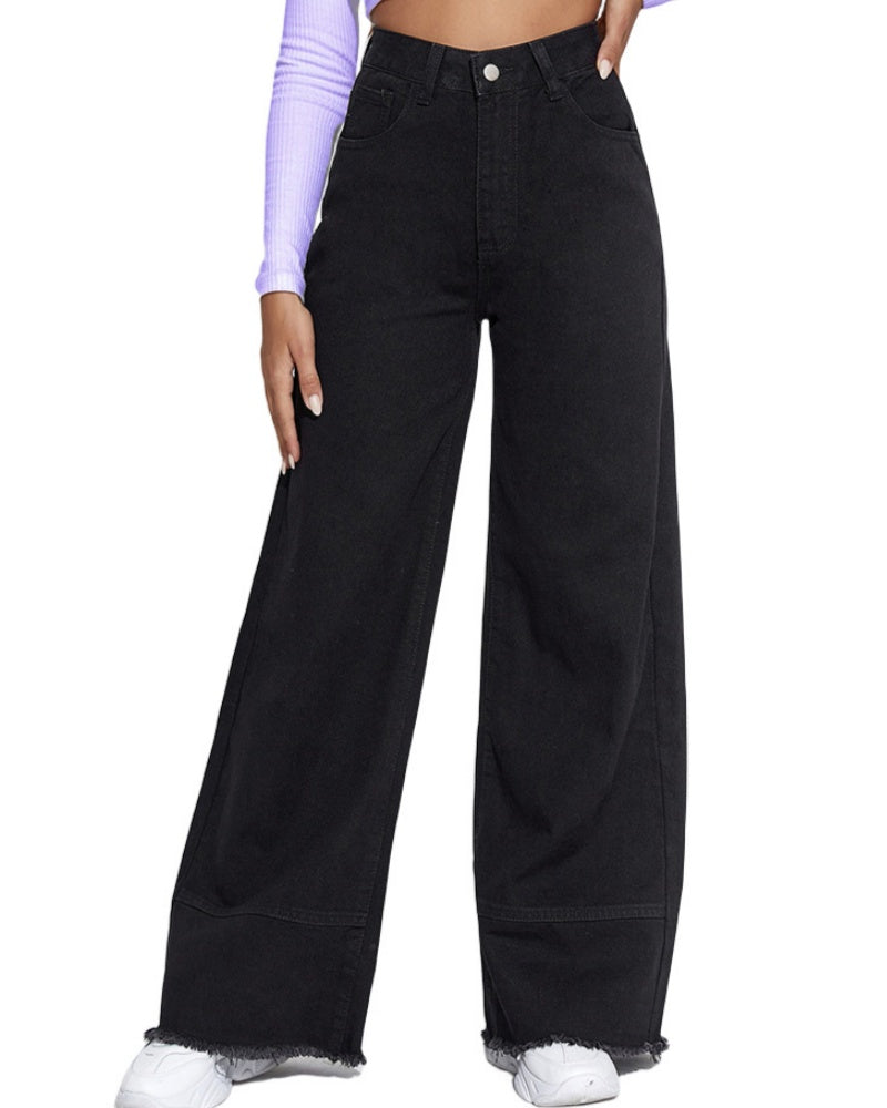 Damen Jeans mit weitem Bein