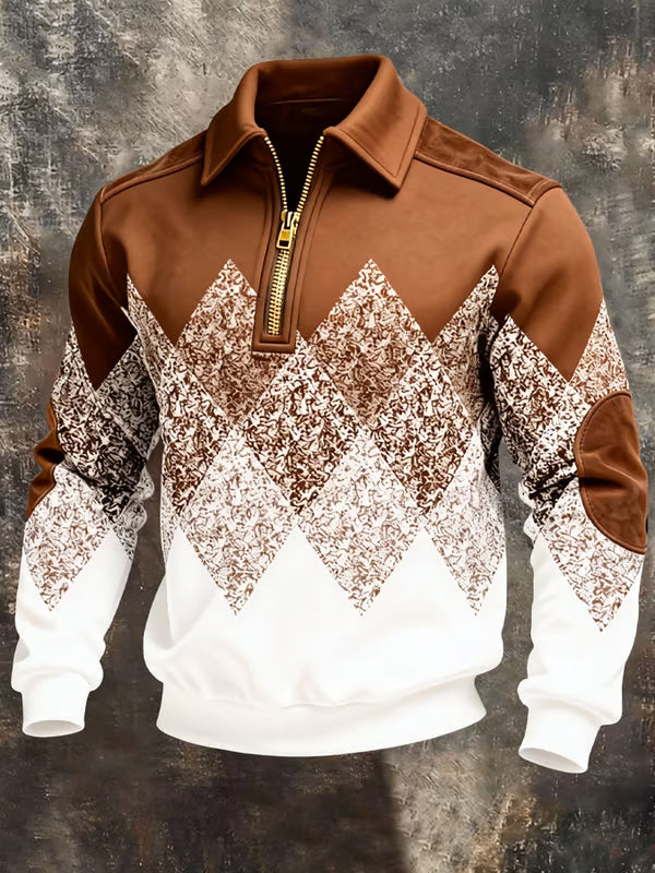 Olians | Stylisches Sweatshirt Mit Reißverschluss