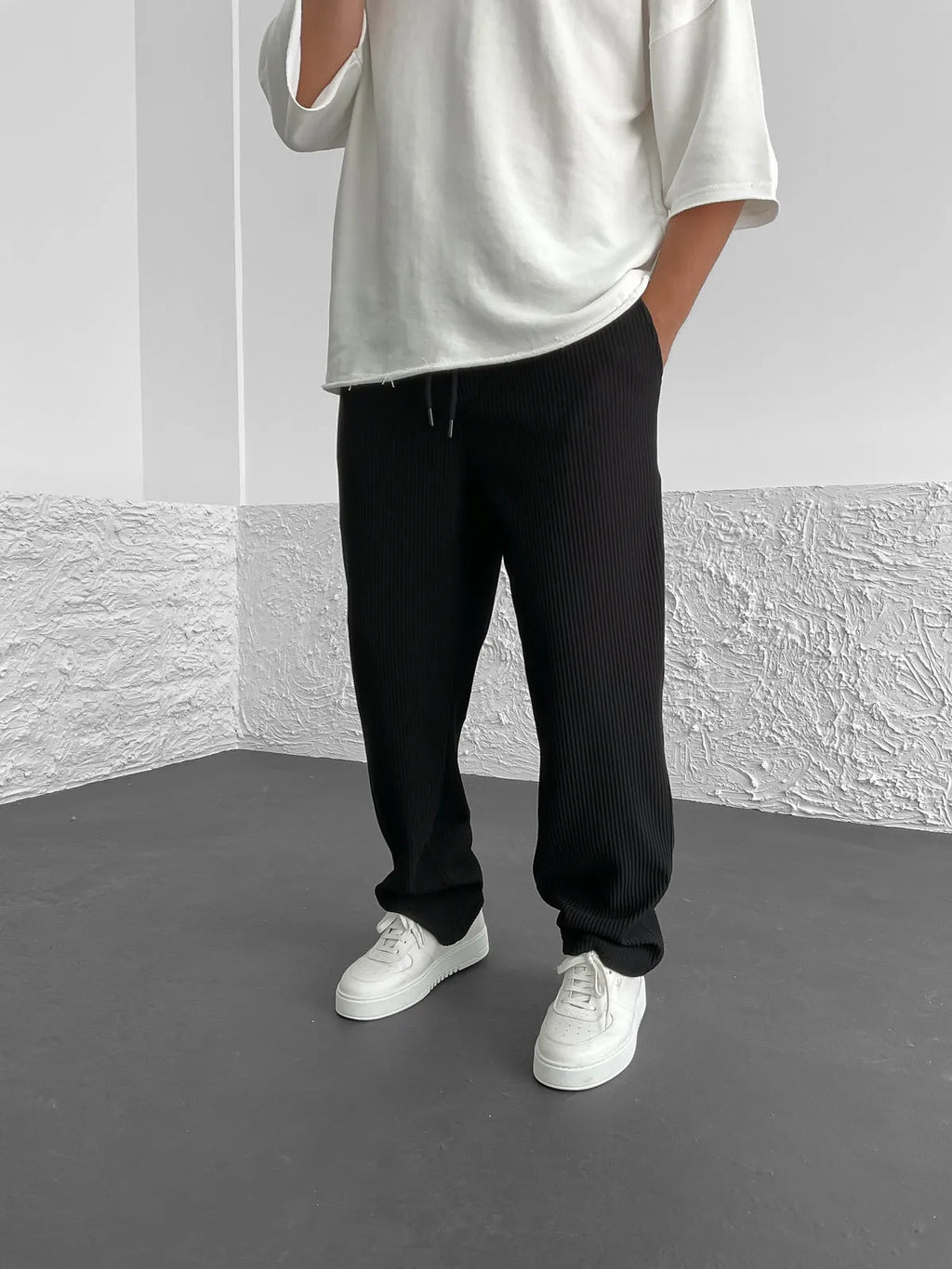 Rafanen | Gerippte Elasthan Hose