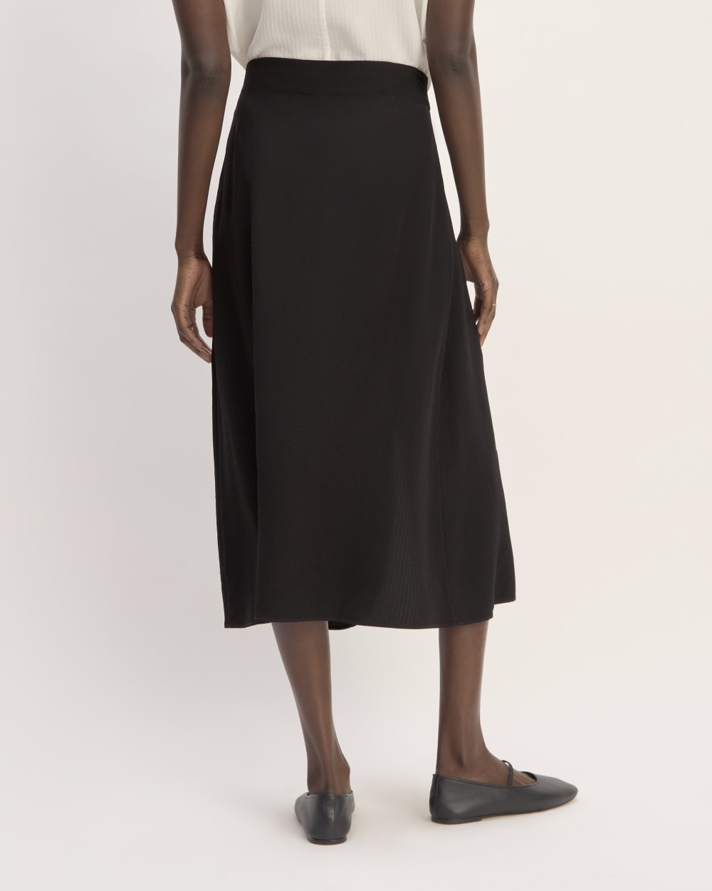 Gioraora | Schwarz Mini-Jacquard-Rock