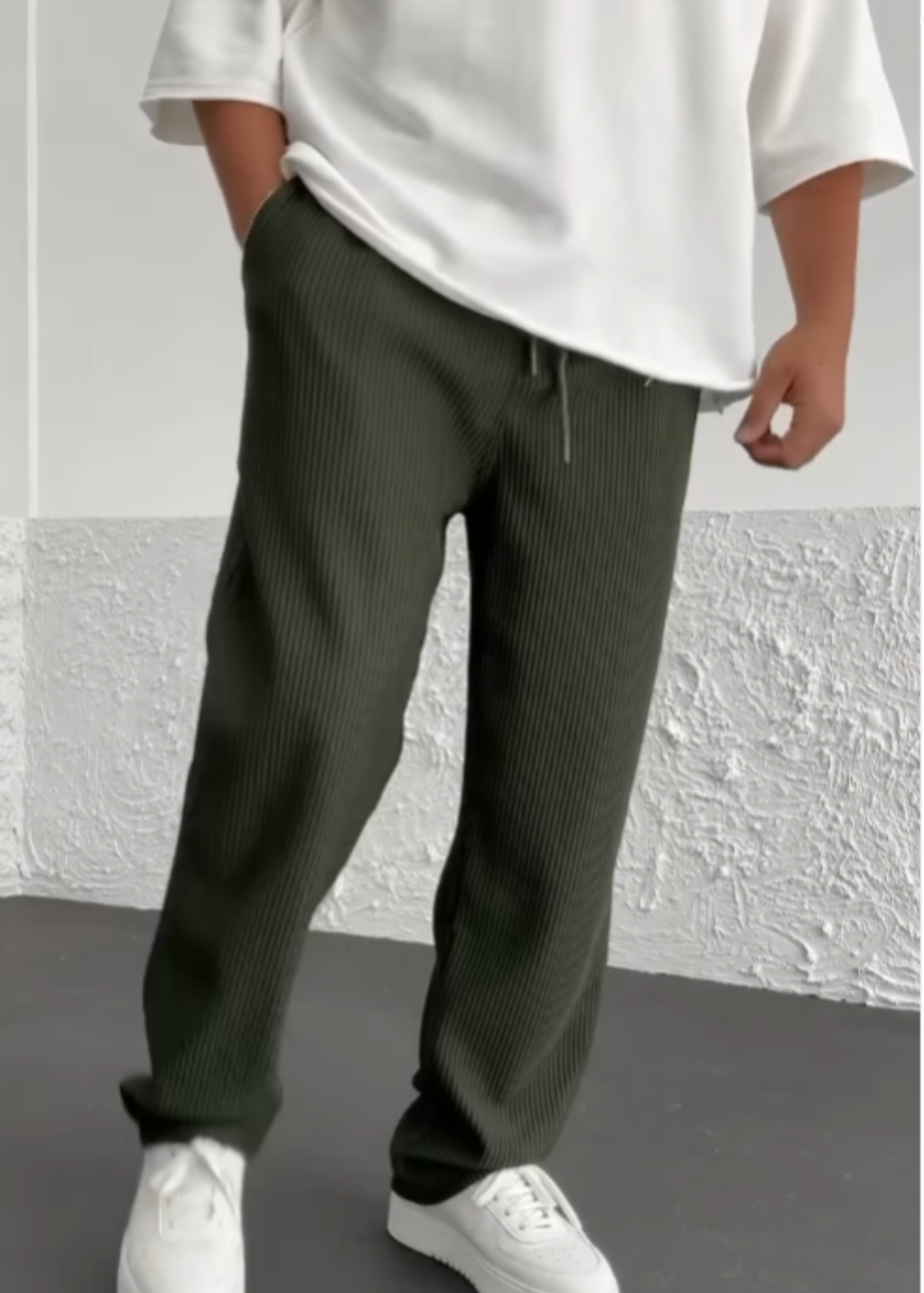 Rafanen | Gerippte Elasthan Hose