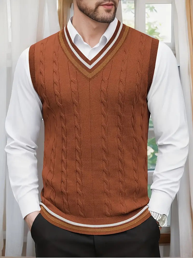 Olions | Ärmelloser Strickpullover