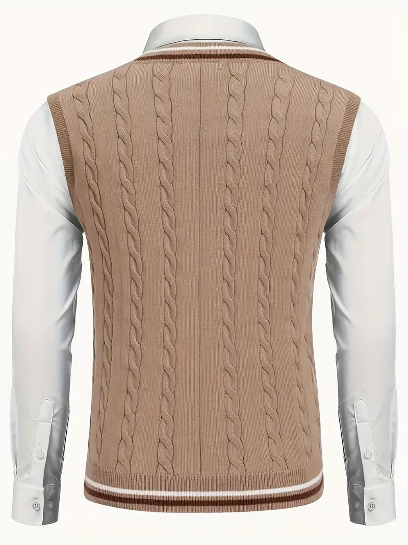 Olions | Ärmelloser Strickpullover