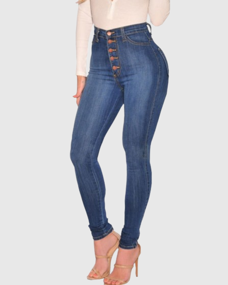 Damen Figurbetonte Denim Jeans