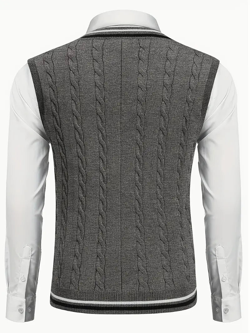 Olions | Ärmelloser Strickpullover