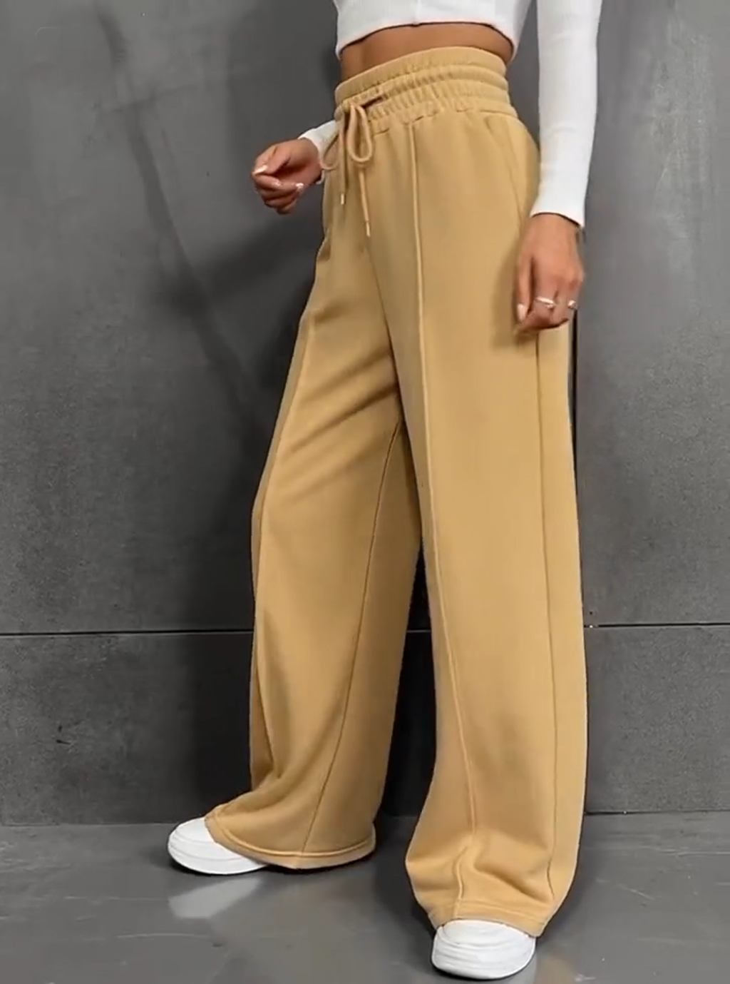 Cetaelle | Lockere Hose mit weitem Bein