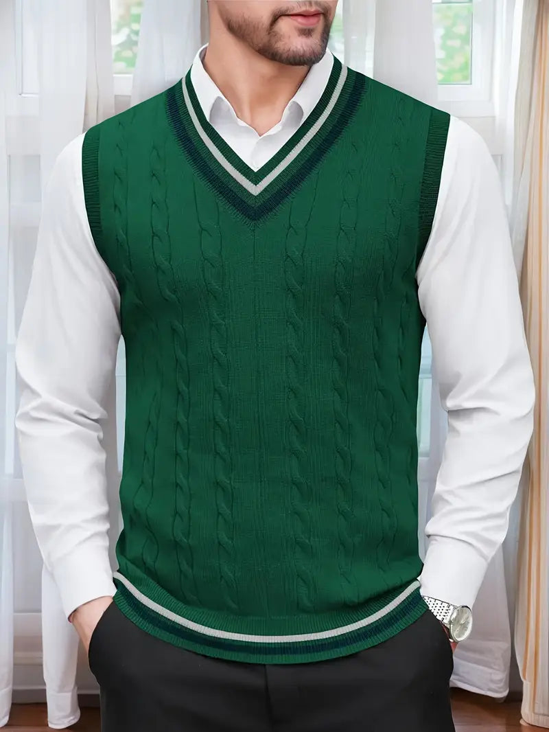 Olions | Ärmelloser Strickpullover