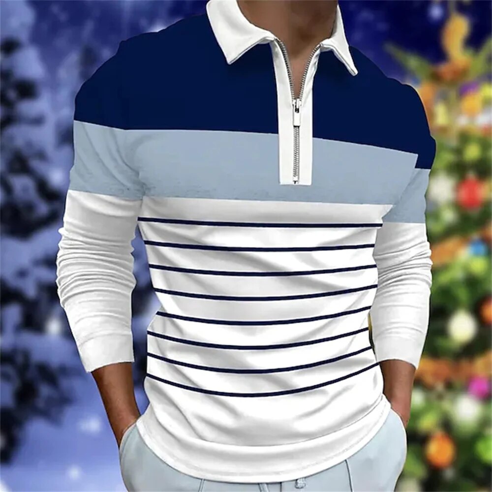 Jonanus | Langarm Polo-Shirt