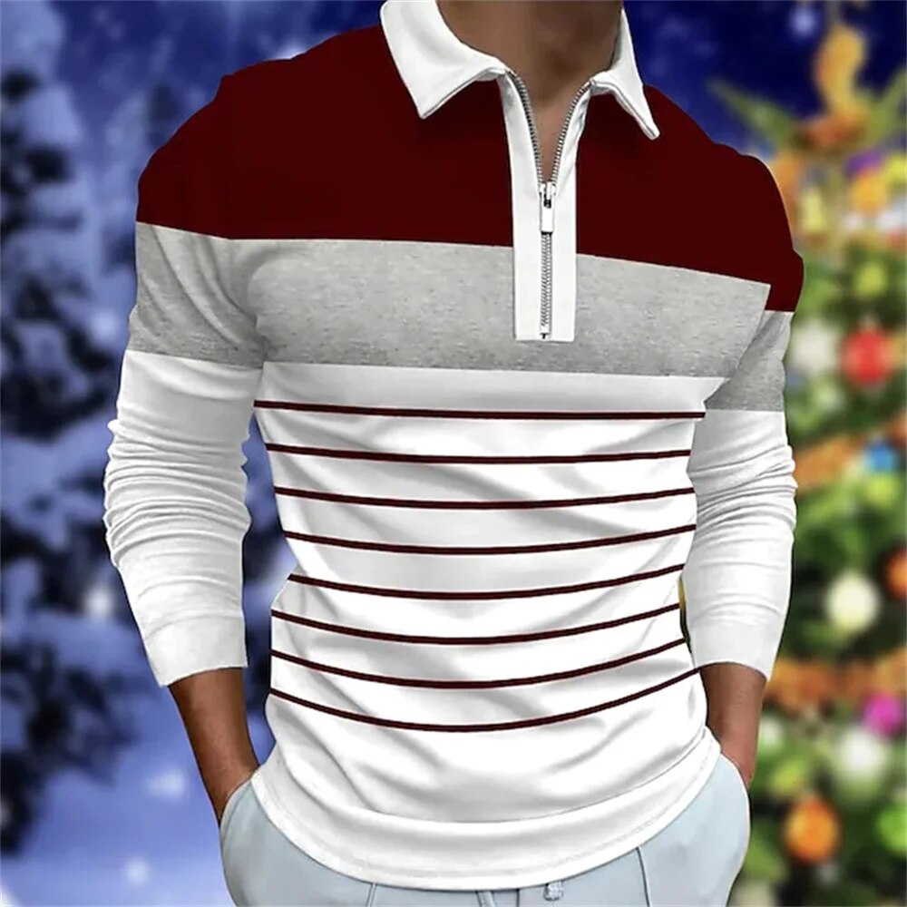 Jonanus | Langarm Polo-Shirt