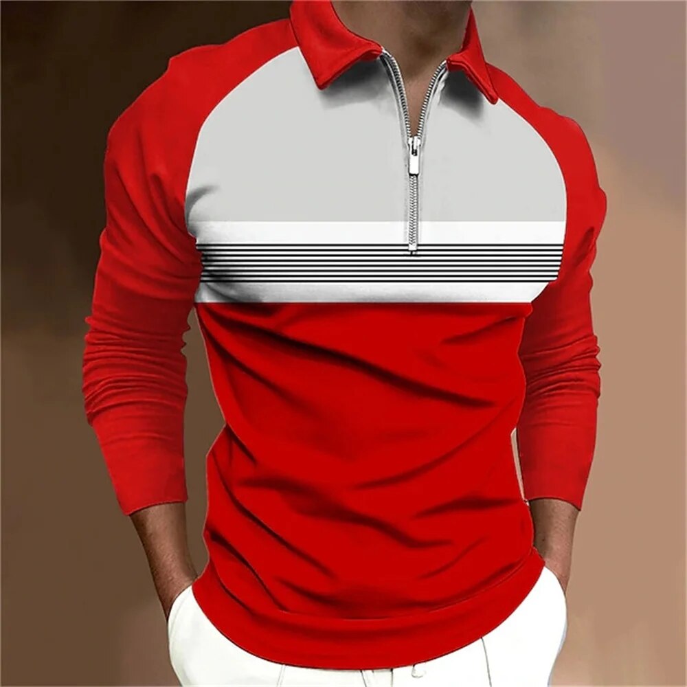 Jonanus | Langarm Polo-Shirt