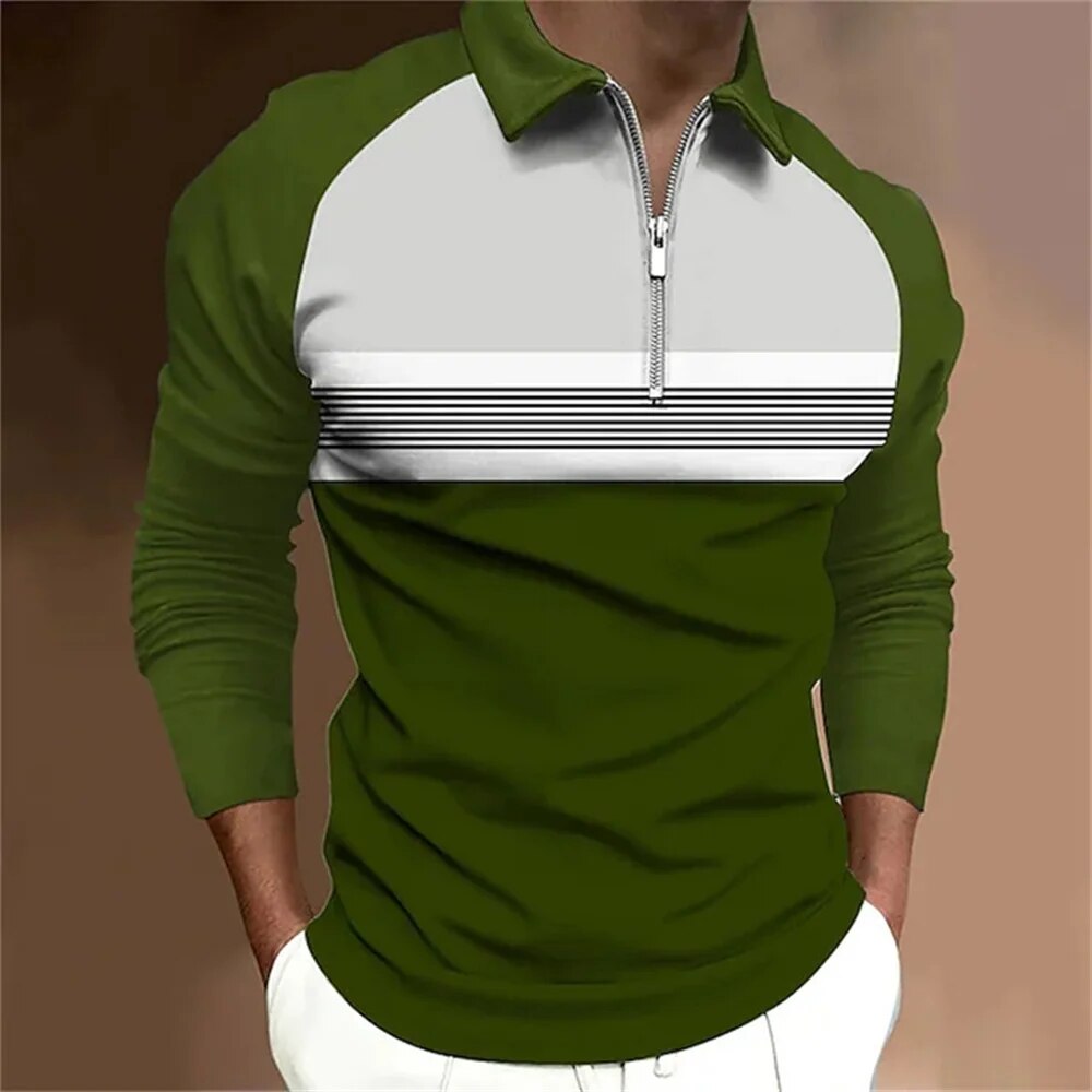 Jonanus | Langarm Polo-Shirt